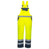Portwest Hi-Vis Breathable Contrast Rain Bib and Brace