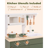Tiny Chef - Wooden Play Kitchen - Vintage Green