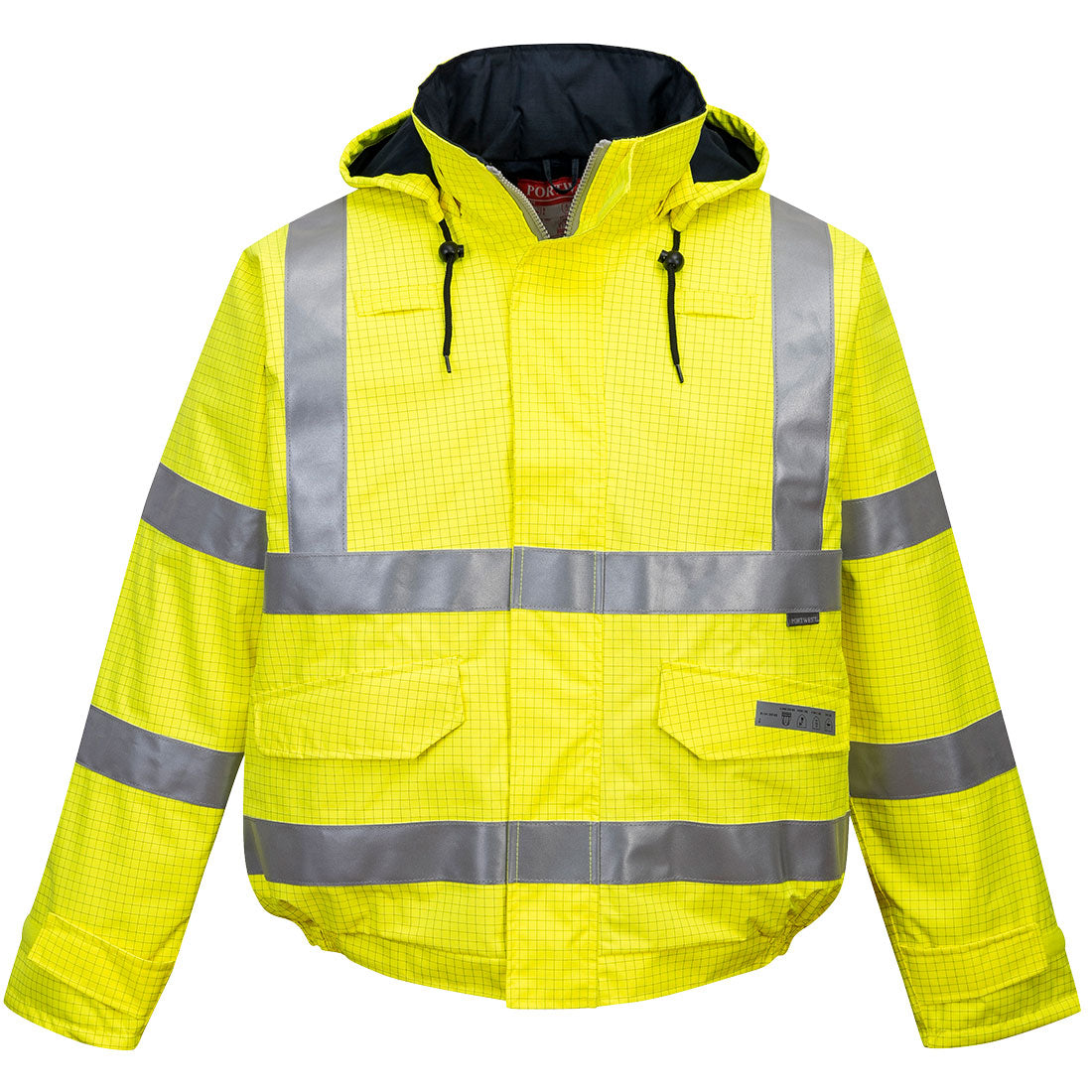 Portwest Bizflame Rain Hi-Vis FR Winter Bomber Jacket