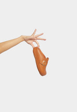 FitFlop SHUV BUCKLE-STRAP Womens Leather Clogs Light Tan