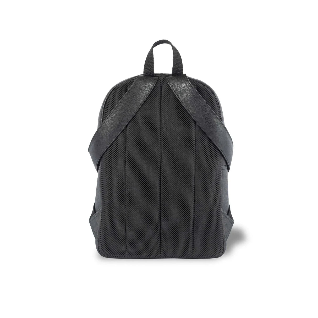 Silver Street London BOURNE Mens Leather Backpack Black