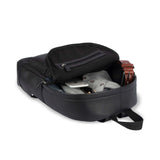 Silver Street London BOURNE Mens Leather Backpack Black