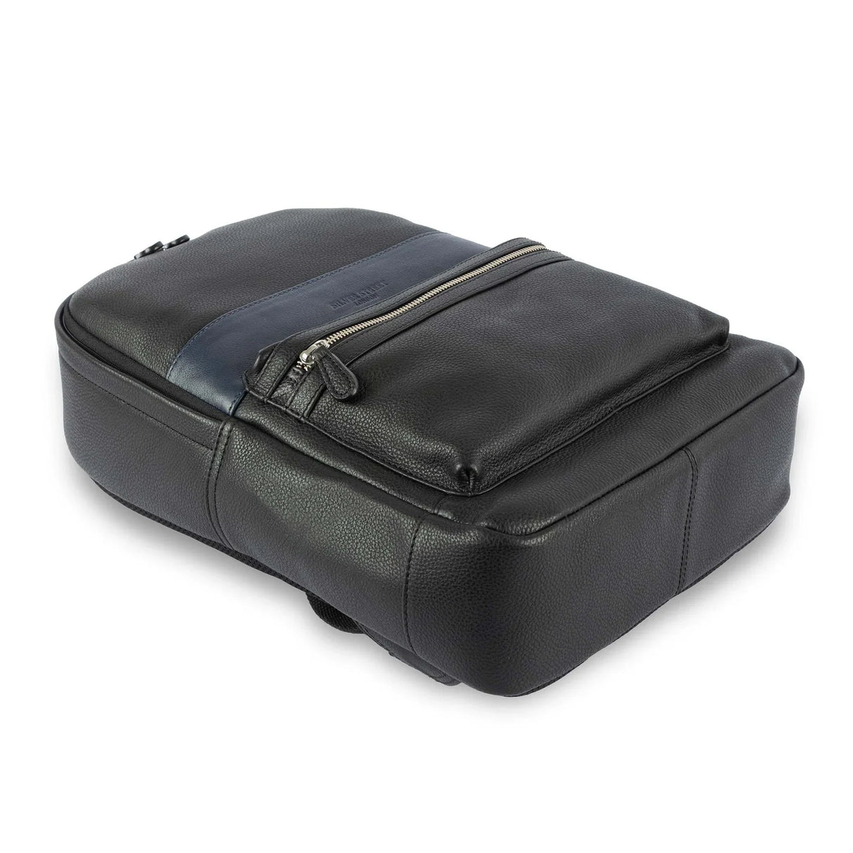 Silver Street London BOURNE Mens Leather Backpack Black