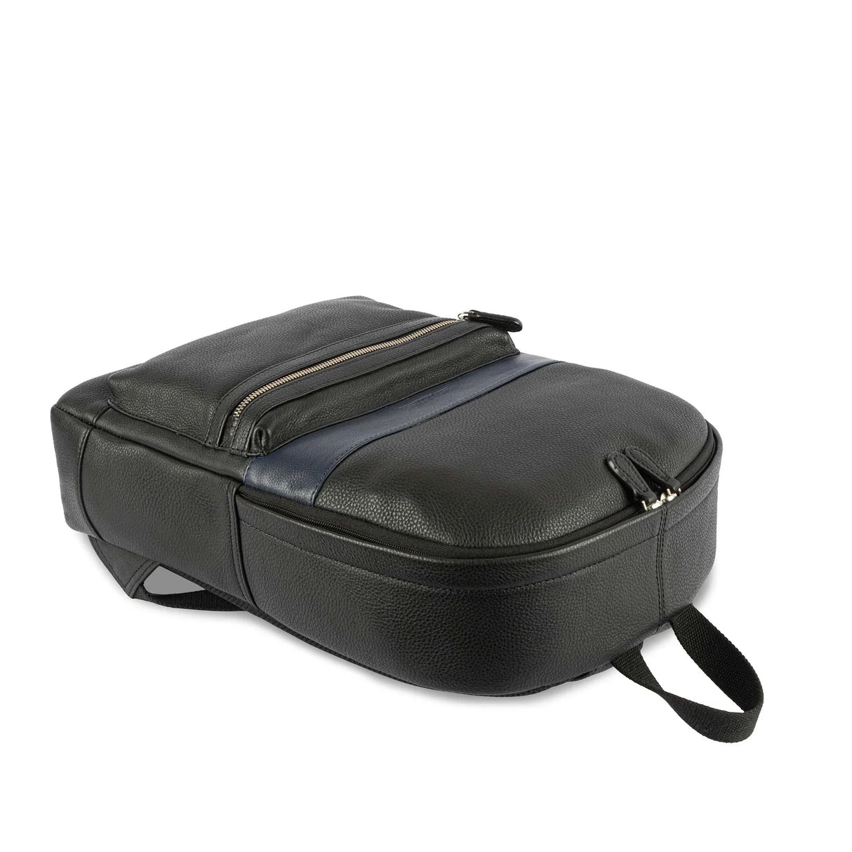 Silver Street London BOURNE Mens Leather Backpack Black