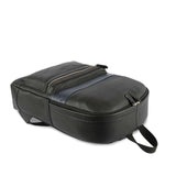 Silver Street London BOURNE Mens Leather Backpack Black