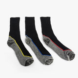 STB 34SED118 BAMBOO Mens 3 Pack Socks Multi UK 6-11