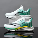 Sports Running Shoes for Men Marathon Air Cushion Breathable Ultralight Women Comfortable Athletic Nonskid Sneakers Gym Training