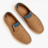 Scimitar OTIS Mens Casual Slip On Shoes Tan