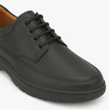 Scimitar Mens Faux Leather Apron Shoes Black