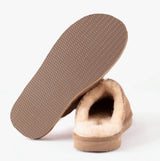 Shepherd HUGO Mens Sheepskin Mules Brown