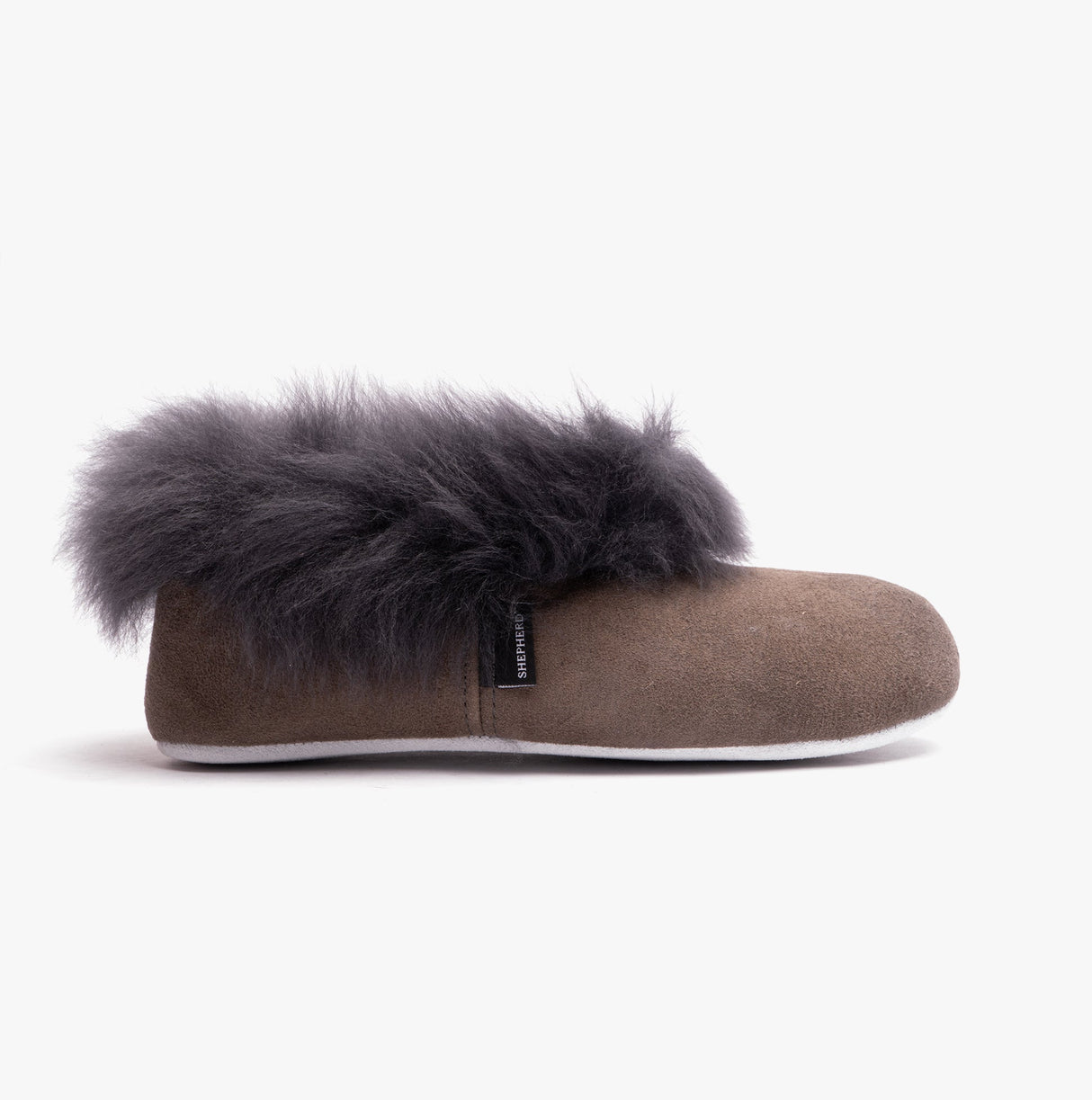 Shepherd ANNELIE Womens Sheepskin Full Slippers Asphalt
