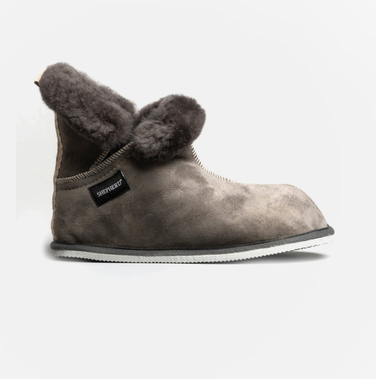 Shepherd BELLA Womens Sheepskin Slipper Boots Asphalt