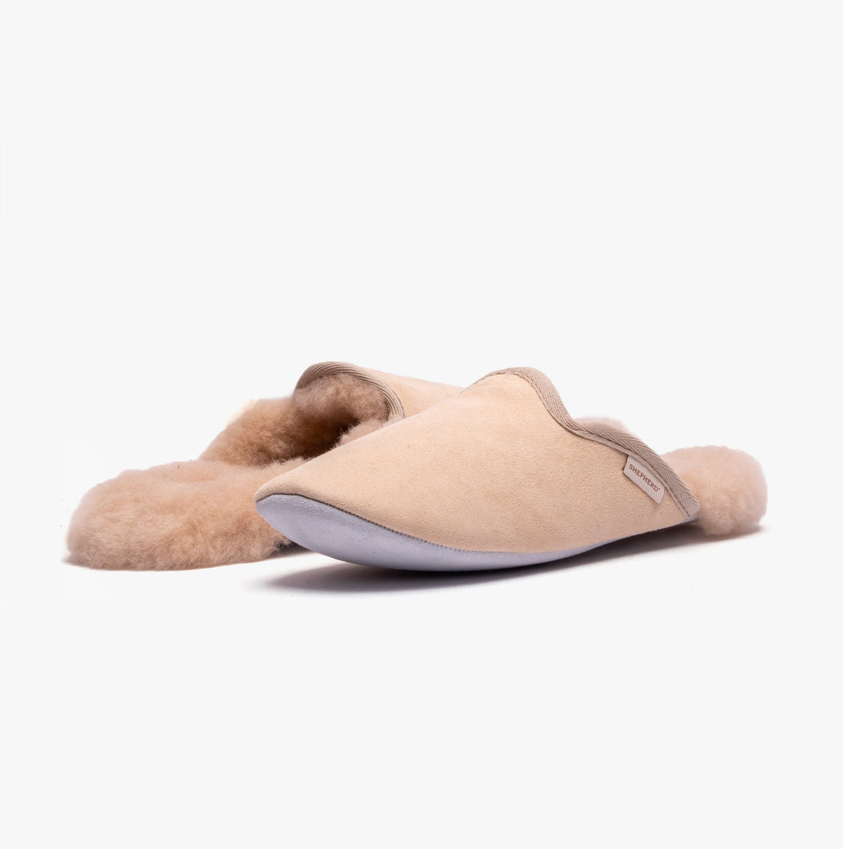 Shepherd CLEO Womens Sheepskin Mules Honey