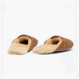 Shepherd CLEO Womens Sheepskin Mules Chestnut
