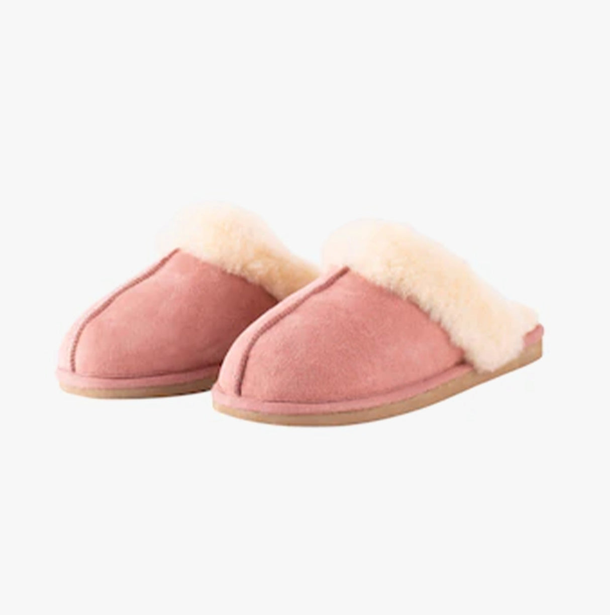 Shepherd JESSICA Womens Sheepskin Mules Marsala-Chestnut