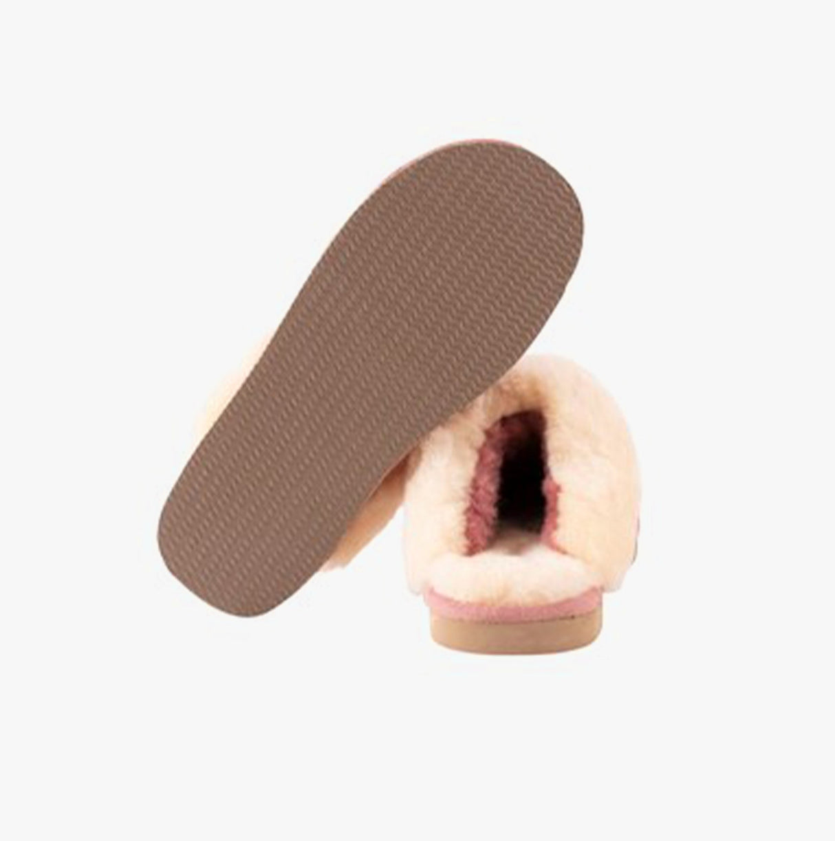 Shepherd JESSICA Womens Sheepskin Mules Marsala-Chestnut