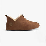 Shepherd LINA Womens Sheepskin Slipper Boots Antique/Cognac