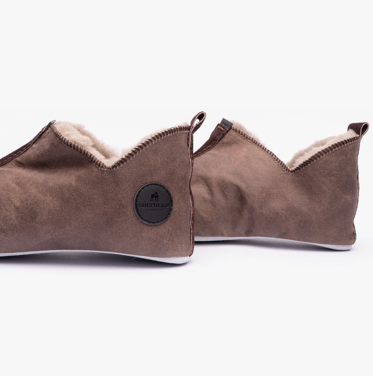 Shepherd LINA Womens Sheepskin Slipper Boots Oiled Antique