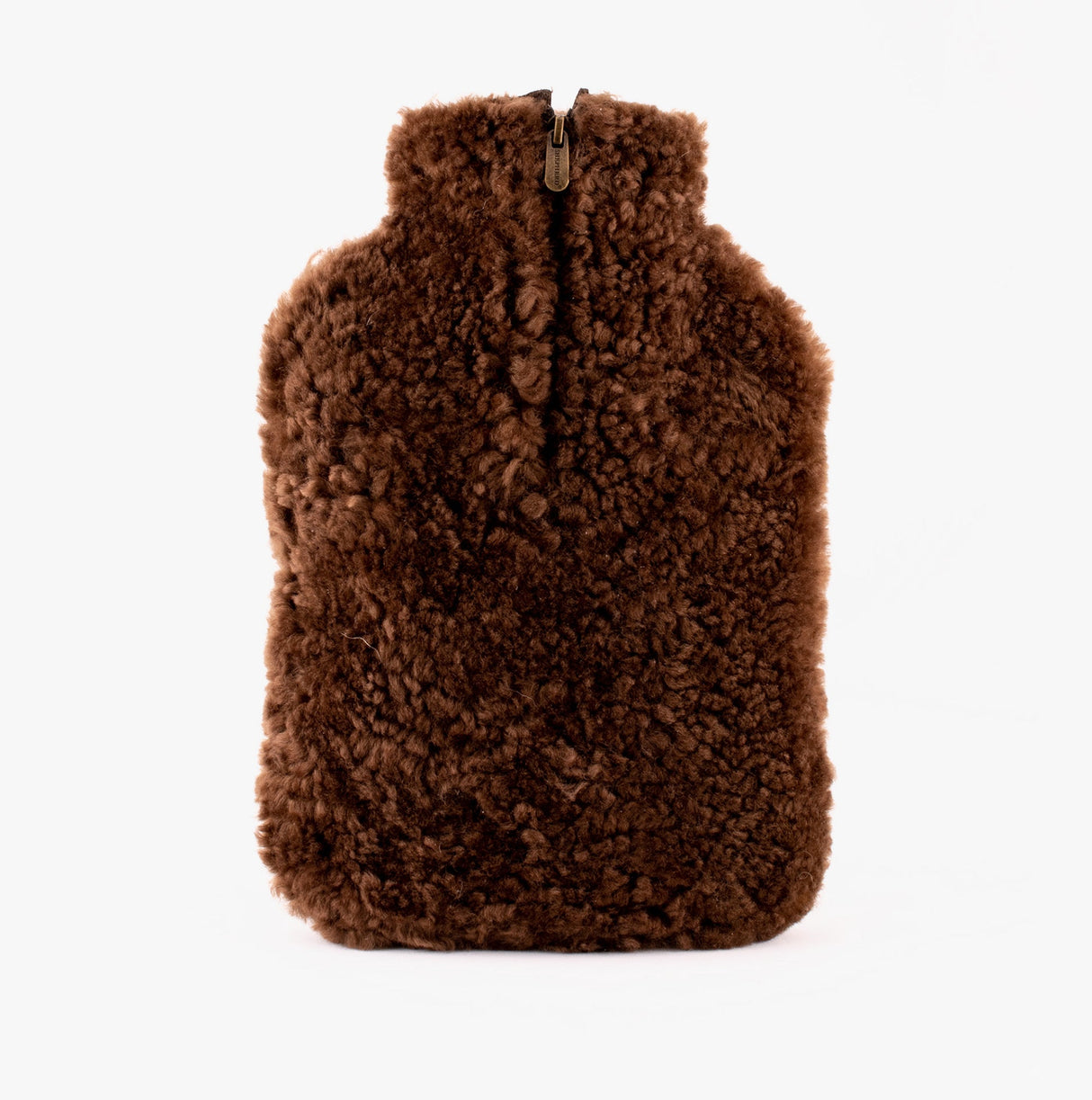 Shepherd KERRI Sheepskin Hot Water Bottle Cover Rusty Brown