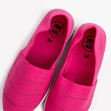 Shumo NADIA Girls Slip-On Casual Trainers Fuchsia