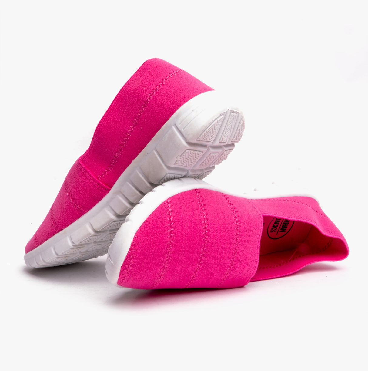 Shumo NADIA Girls Slip-On Casual Trainers Fuchsia