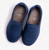 Shumo STINGRAY Unisex Infants Elasticated Slip-On Shoes Navy