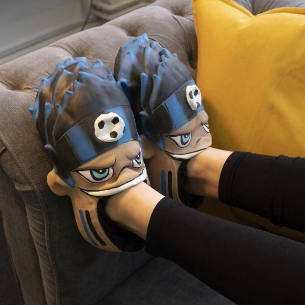 Shuperb IURY Mens Slippers Black/Blue