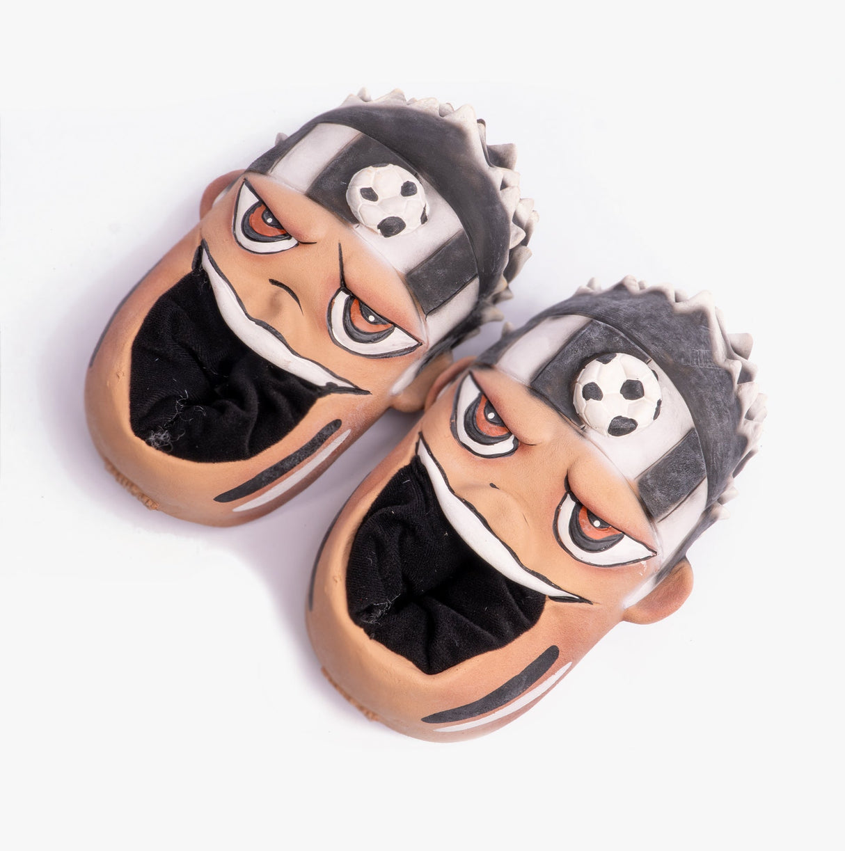 Shuperb IURY Mens Slippers Black/White