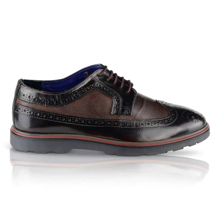 Silver Street London SOHO Mens Brogues Oxblood