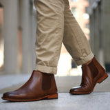 Silver Street London ARGYLL Mens Chelsea Boots Brown
