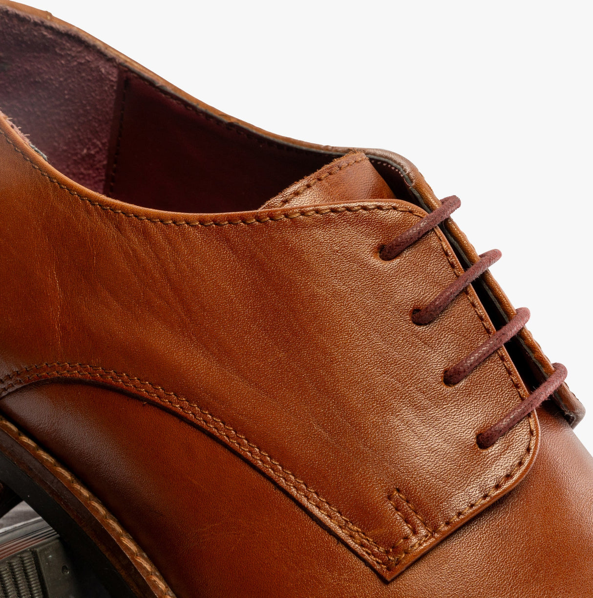 Silver Street London RUFUS Mens Derby Shoes Brown