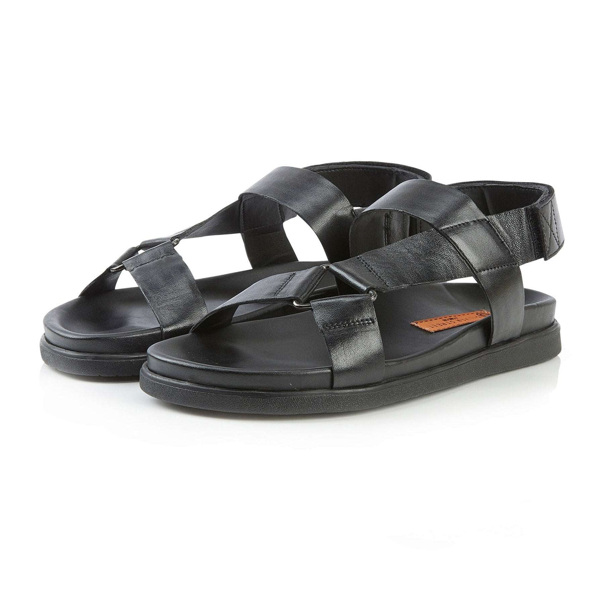 Silver Street London SANTA FE Mens Sandals Black