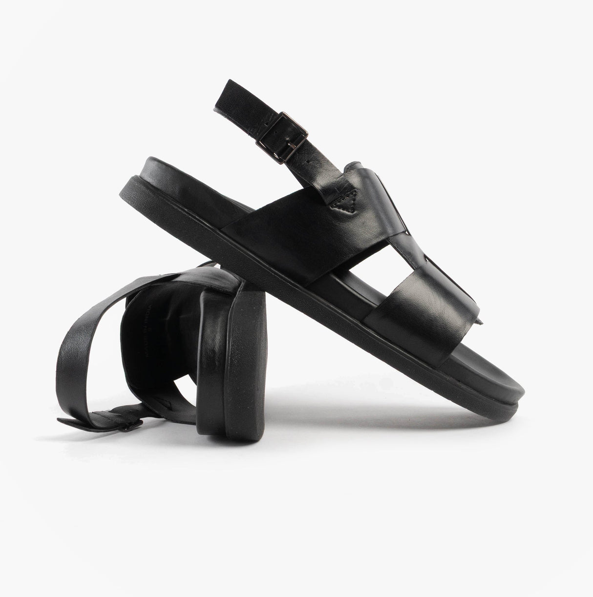 Silver Street London TUCSON Mens Sandals Black