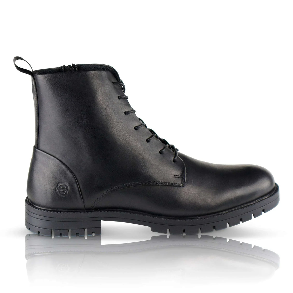 Silver Street London FARRINGDON Mens Boots Black