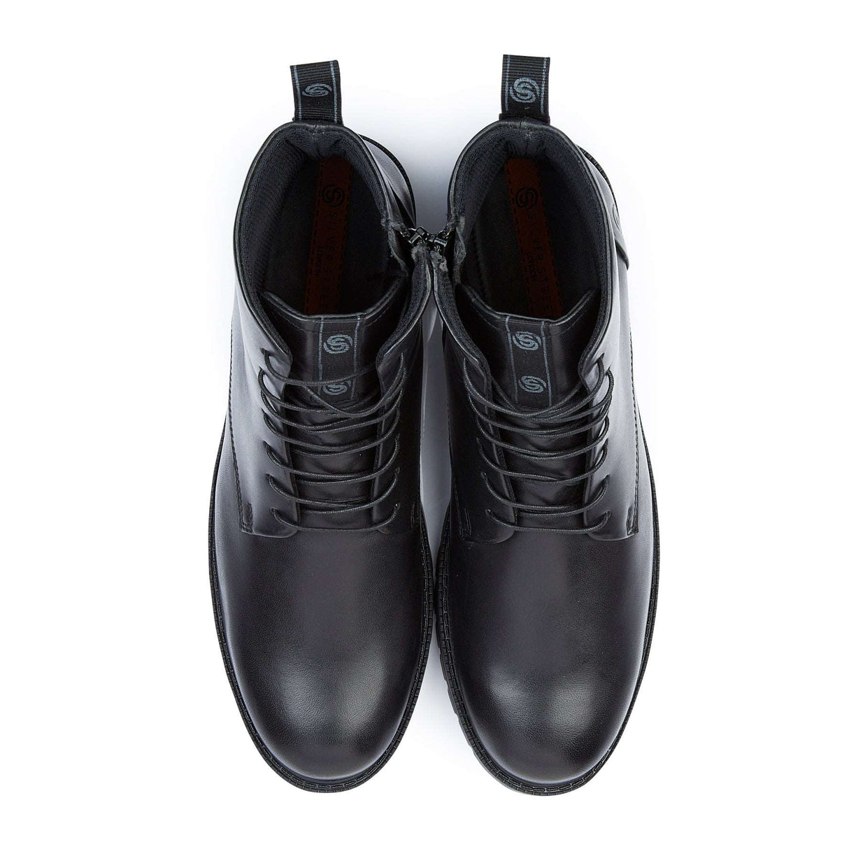 Silver Street London FARRINGDON Mens Boots Black