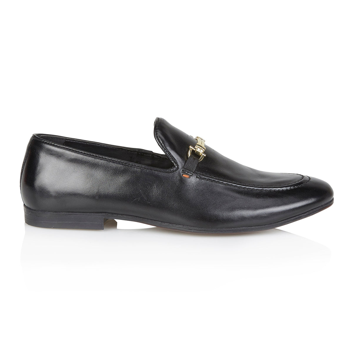 Silver Street London TOTTENHAM Mens Loafers Black