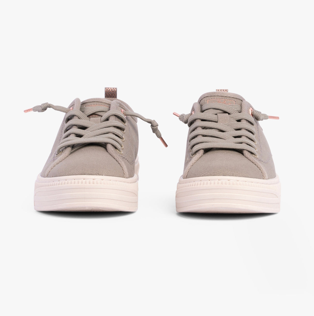 Skechers 114640/OLV BOBS COPA Womens Canvas Trainers Olive