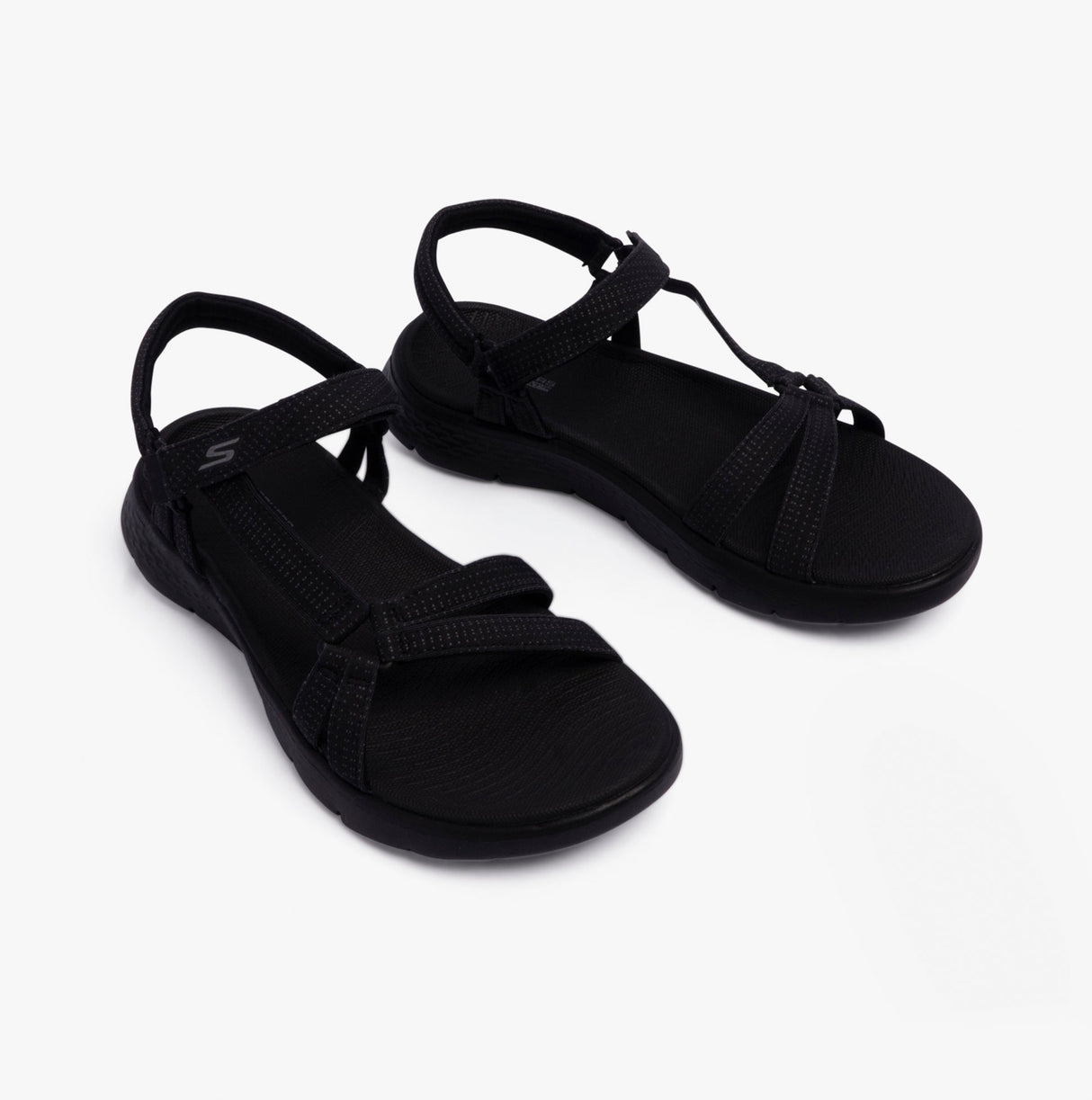 Skechers 141451/BBK GO WALK FLEX SANDAL - SUBLIME Womens Sandals Black