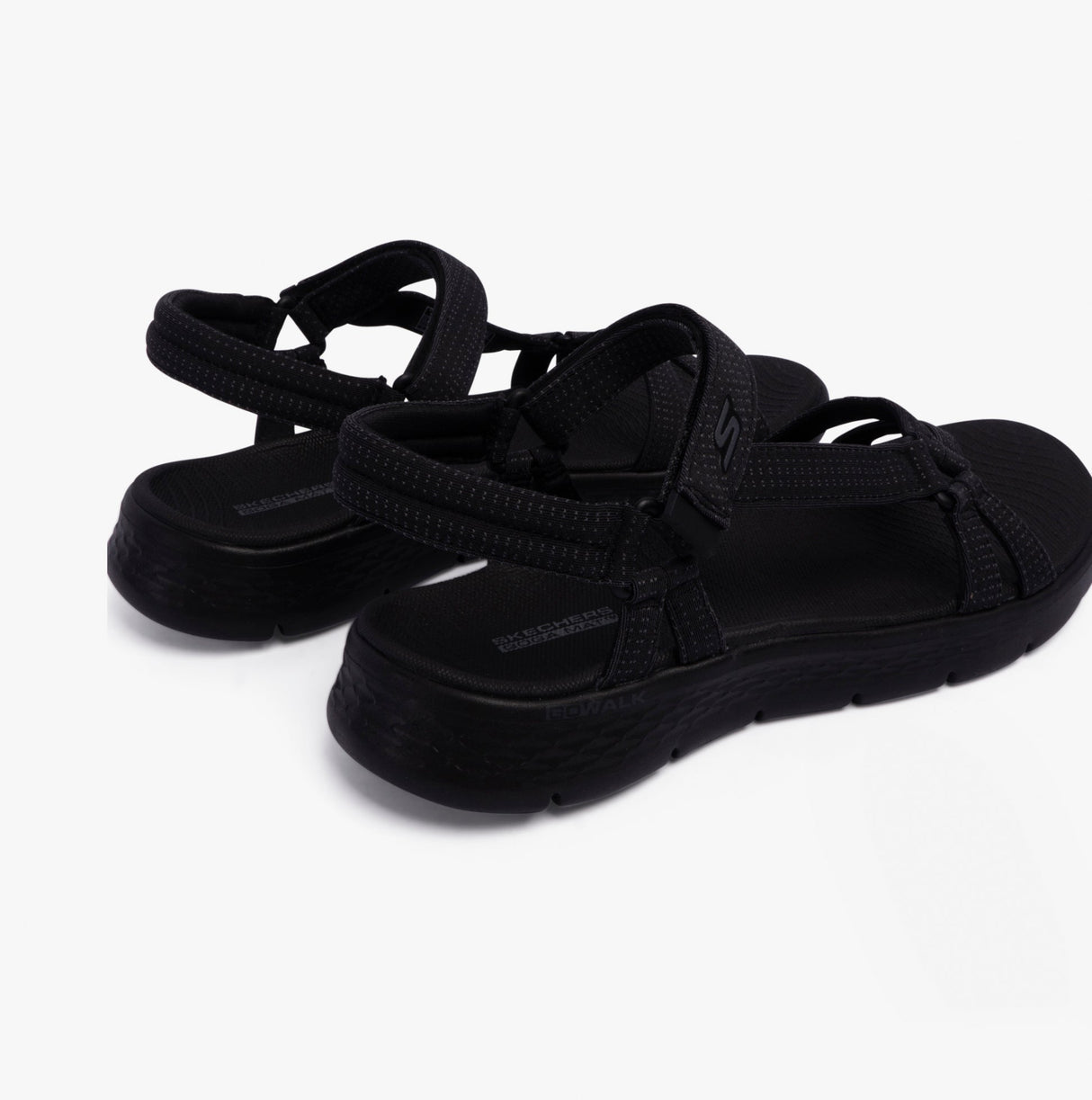 Skechers 141451/BBK GO WALK FLEX SANDAL - SUBLIME Womens Sandals Black