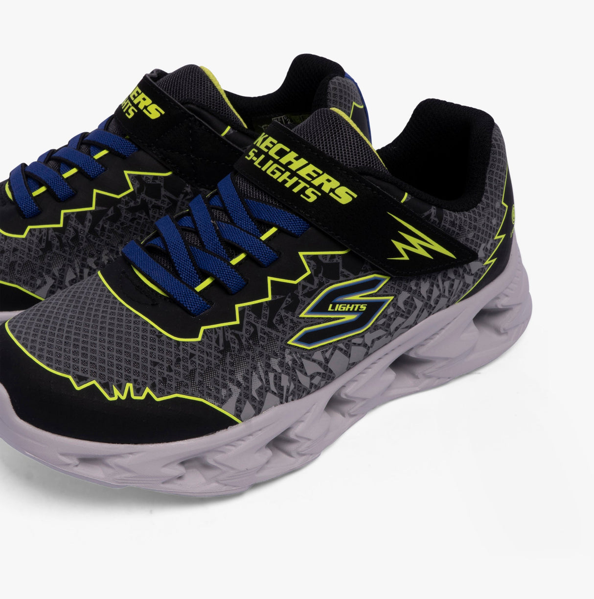 Skechers 400603L/BKY S  VORTEX 2.0 - ZORENTO Boys Trainers Black/Yellow