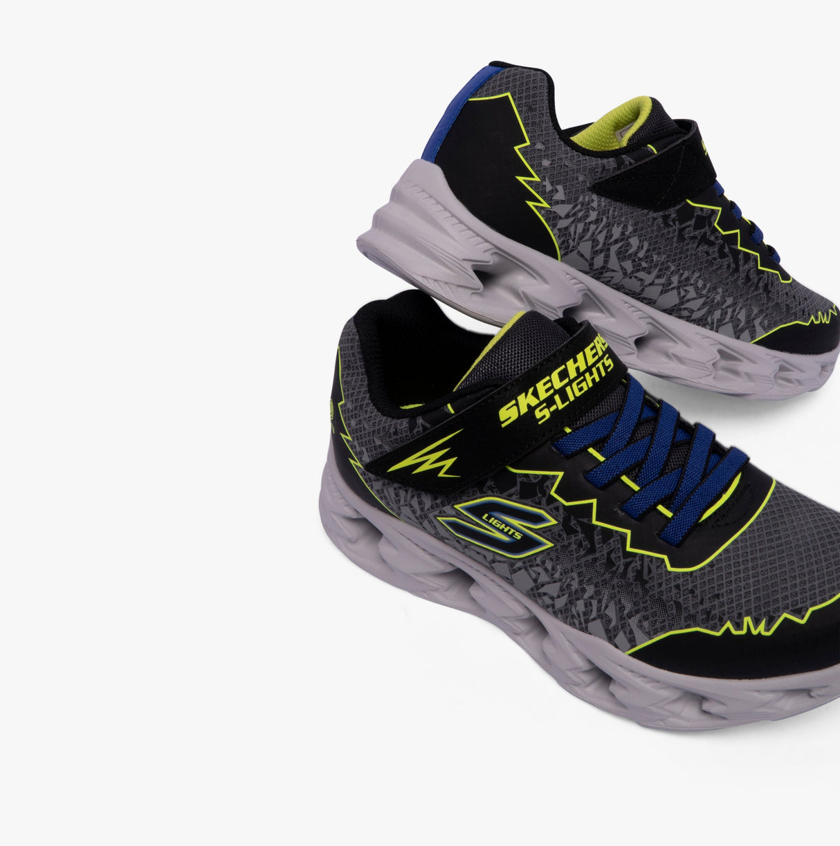 Skechers 400603L/BKY S  VORTEX 2.0 - ZORENTO Boys Trainers Black/Yellow