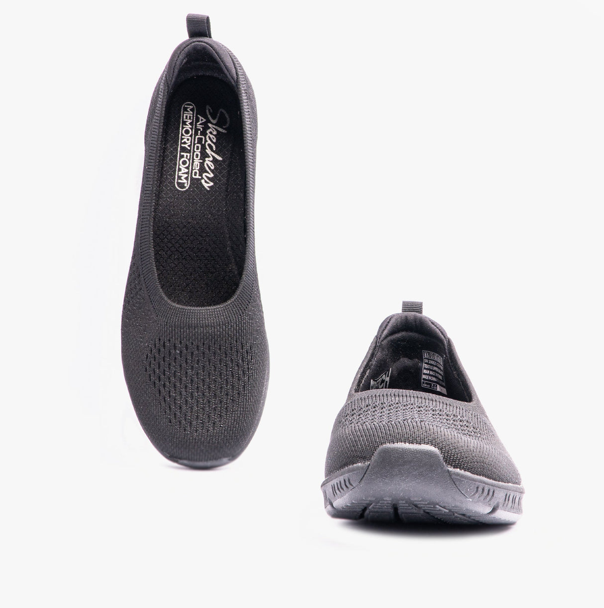 Skechers 100625/BBK BE-COOL Womens Shoes Black