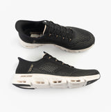 Skechers 104610/BKGD GLIDE-STEP GRATIFY - PACE Womens Trainers Black/Gold