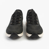 Skechers 104610/BKGD GLIDE-STEP GRATIFY - PACE Womens Trainers Black/Gold