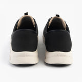 Skechers 104610/BKGD GLIDE-STEP GRATIFY - PACE Womens Trainers Black/Gold