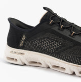 Skechers 104610/BKGD GLIDE-STEP GRATIFY - PACE Womens Trainers Black/Gold