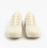 Skechers 104610/NTGD GLIDE-STEP GRATIFY - PACE Womens Trainers Natural/Gold