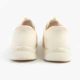 Skechers 104610/NTGD GLIDE-STEP GRATIFY - PACE Womens Trainers Natural/Gold