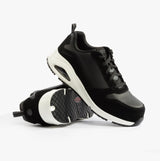 Skechers Work 108147EC UNO SR - ELAINY Womens Safety Trainers Black/White