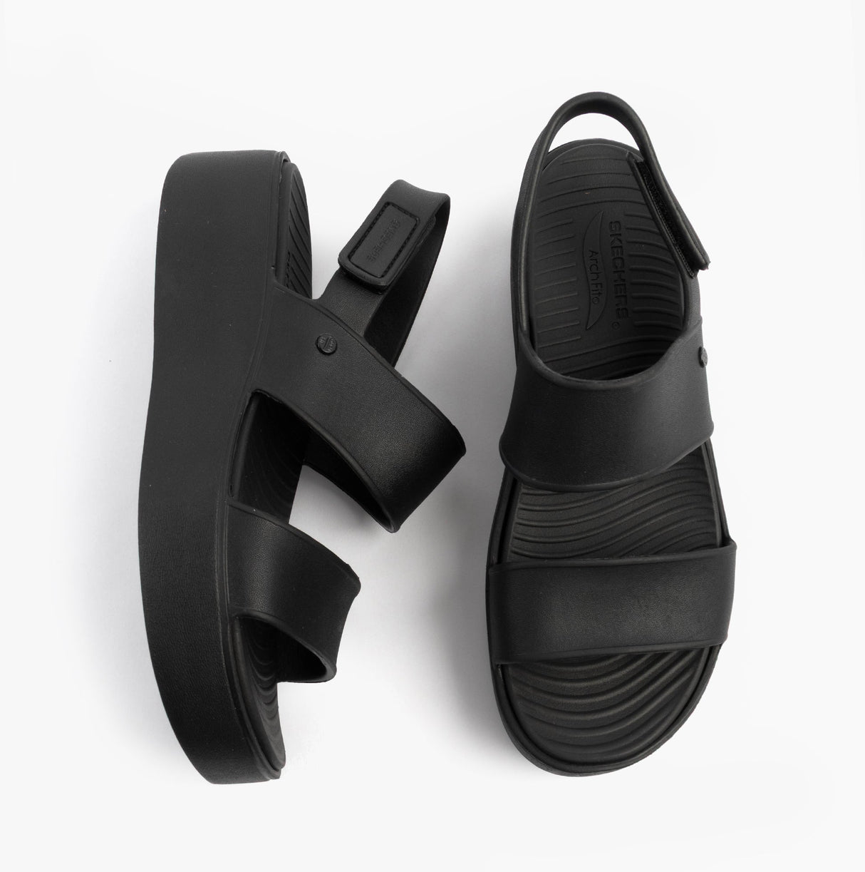 Skechers 111257/BBK ARCH FIT UPBEAT - SUNRISE Womens Sandals Black